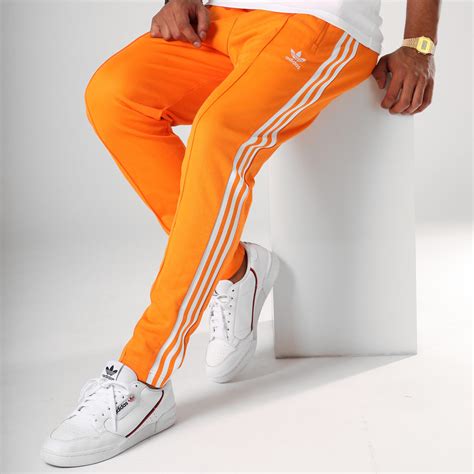 adidas original orange|Adidas jogging hose orange.